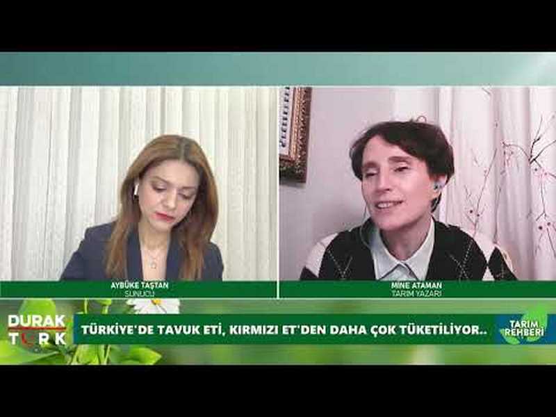 AYBÜKE TAŞTAN İLE TARIM REHBERİ KONUK TARIM YAZARI MİNE ATAMAN